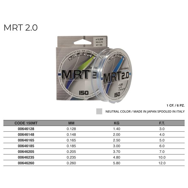 Monofilo MRT 2.0 150m - immagine 2