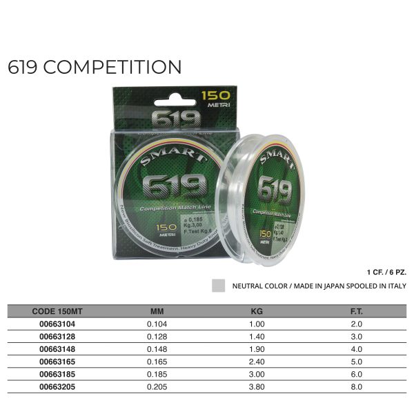 Monofilo 619 Competition Line 150m - immagine 2