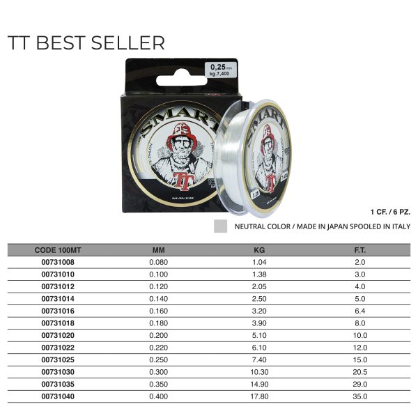 Monofilo Smart TT Best Seller 100m - immagine 2