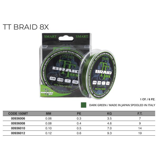 Monofilo TT Braid 8X 150m - immagine 2
