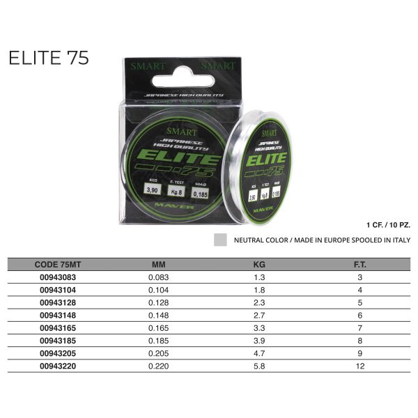 Monofilo Elite 75m - immagine 2