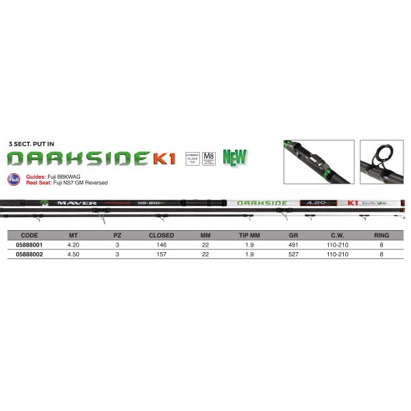 Darkside K1 3sec. - Canna da Surfcasting - immagine 2