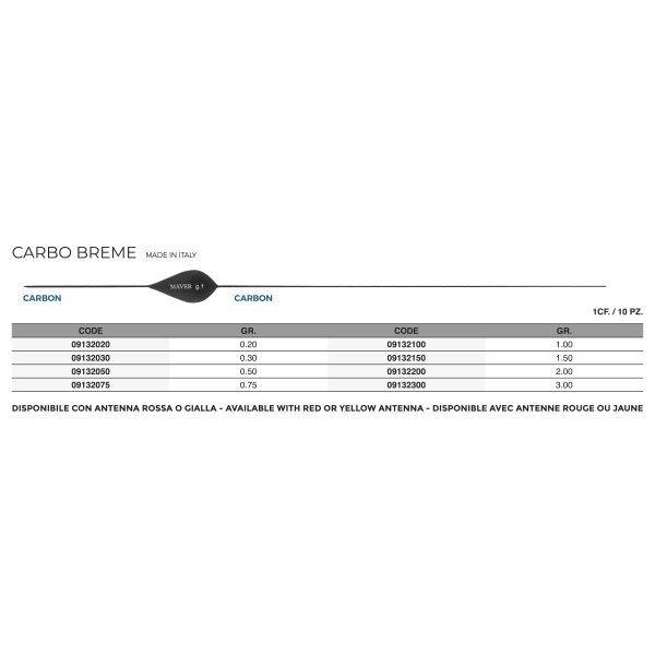 Galleggiante Carbo Breme - immagine 2